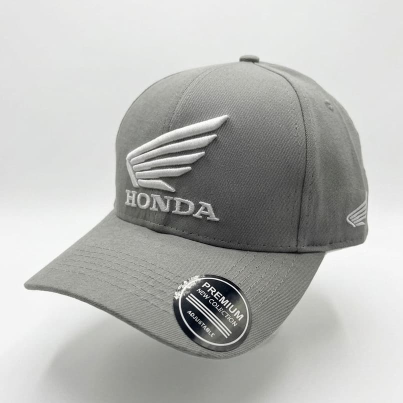 Boné Dad Hat Moto Motocicleta Motoclub Racing Bike 244 Grau Corte  Piloto Unissex