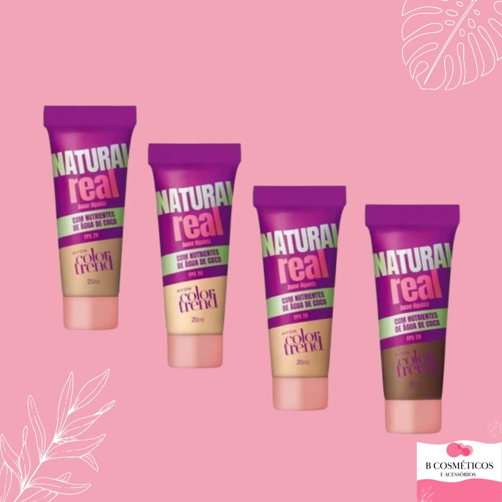 Base Líquida Real Natural Avon color trend
