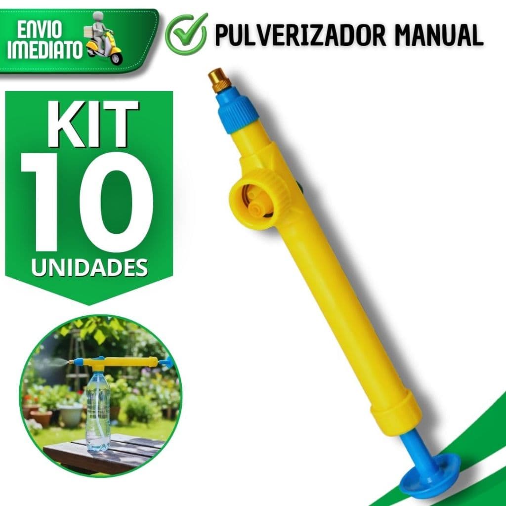 Pulverizador Borrifador Ambientes Para Garrafas Pet Multiuso Jardim Plantas Manual Utilidades Inseticida Dedetizar