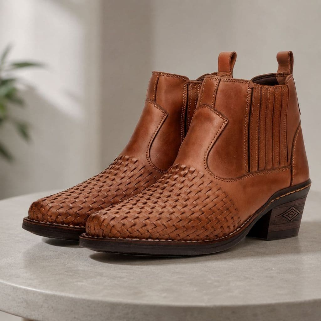 Bota Texana Masculina Couro Legítimo Premium Rodeio Country