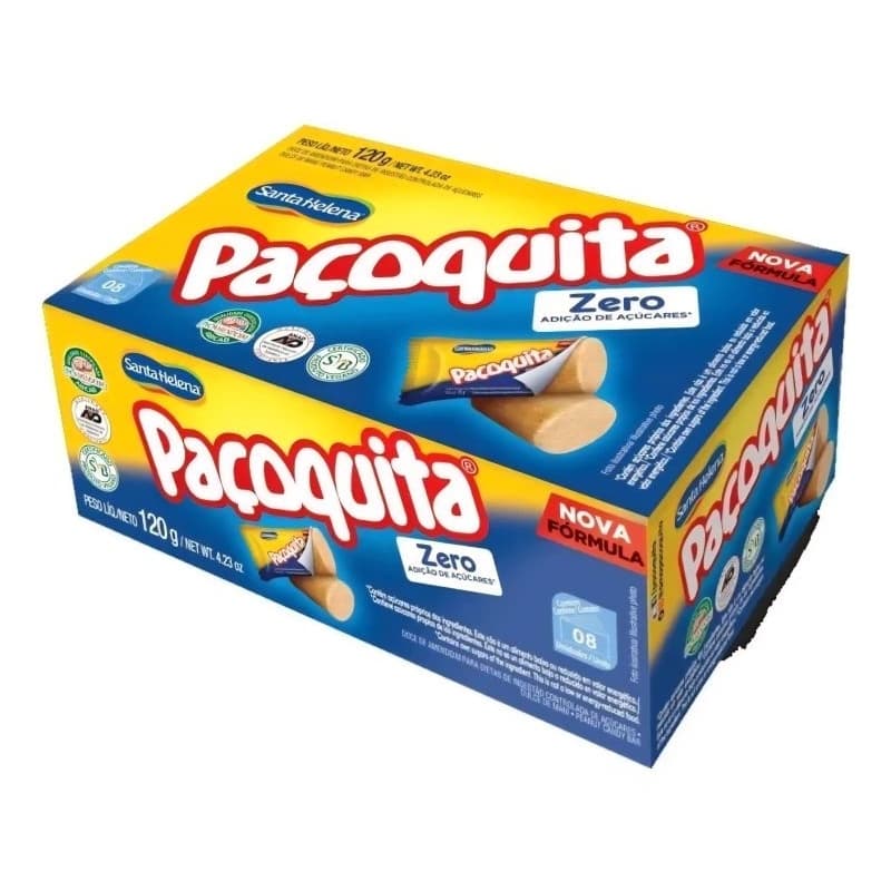 Doce Pacoquita Zero Santa Helena 120 gramas