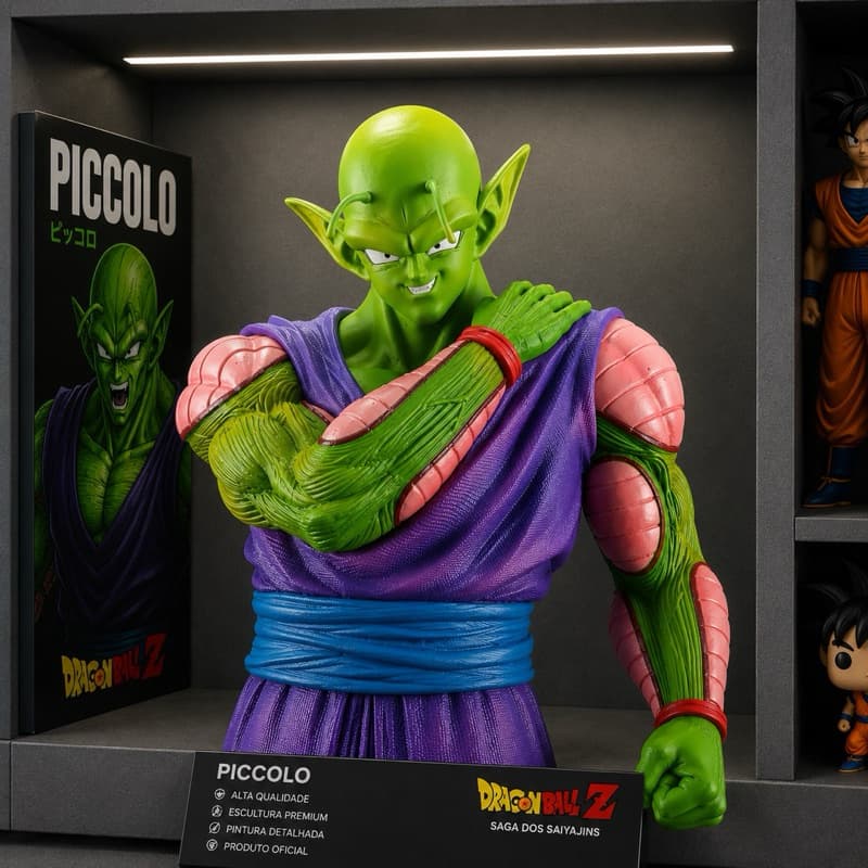 Action Figure Piccolo 35cm Dragon Ball Z Colecionável Estátua Premium Grande