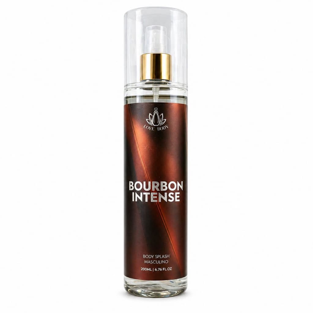 Body Splash Masculino Bourbon Intense 200ml Perfume Especiado, Oriental e Árabe Desodorante Corporal