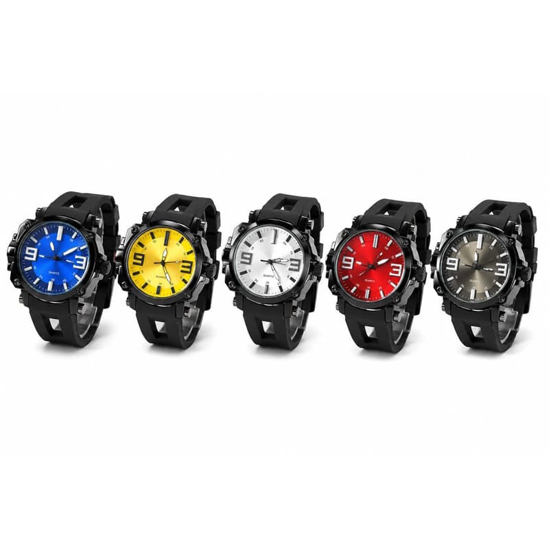 Relógio Masculino Esportivo Gearbox Titanium – Ultra Resistente, Pesado e de Alta Durabilidade