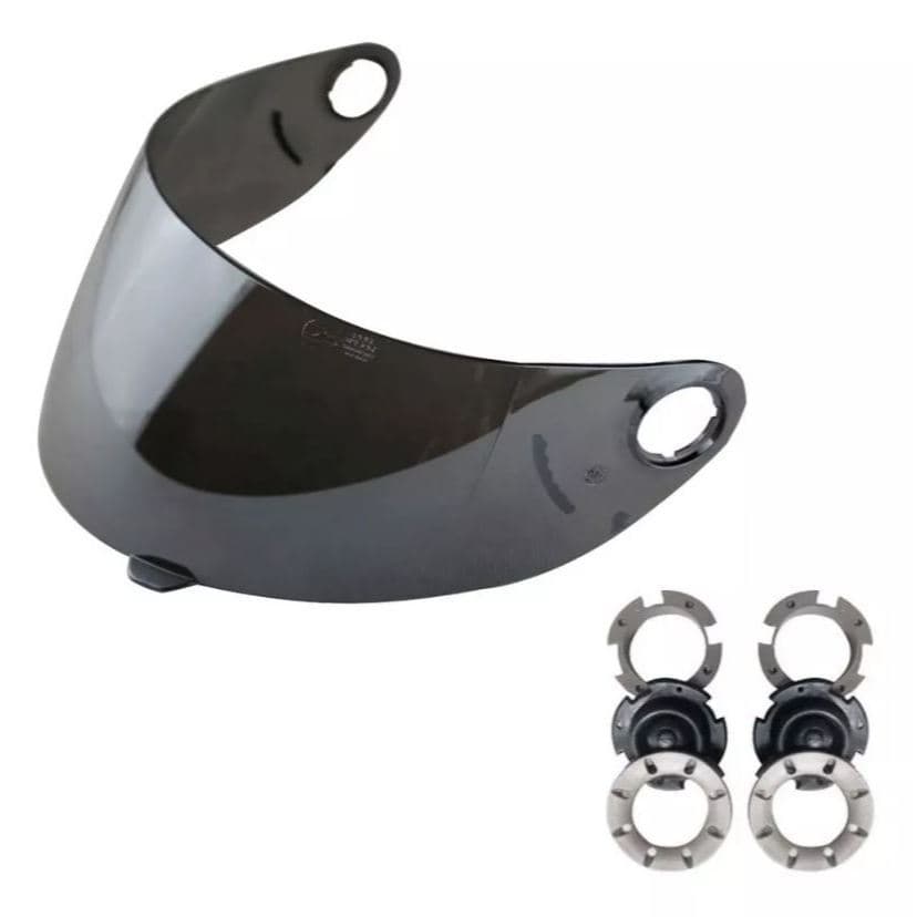 Viseira Shark S700 S650 / S700 / S800 / S900 / OPENLINE + Botão De Reparo Polivisor vision