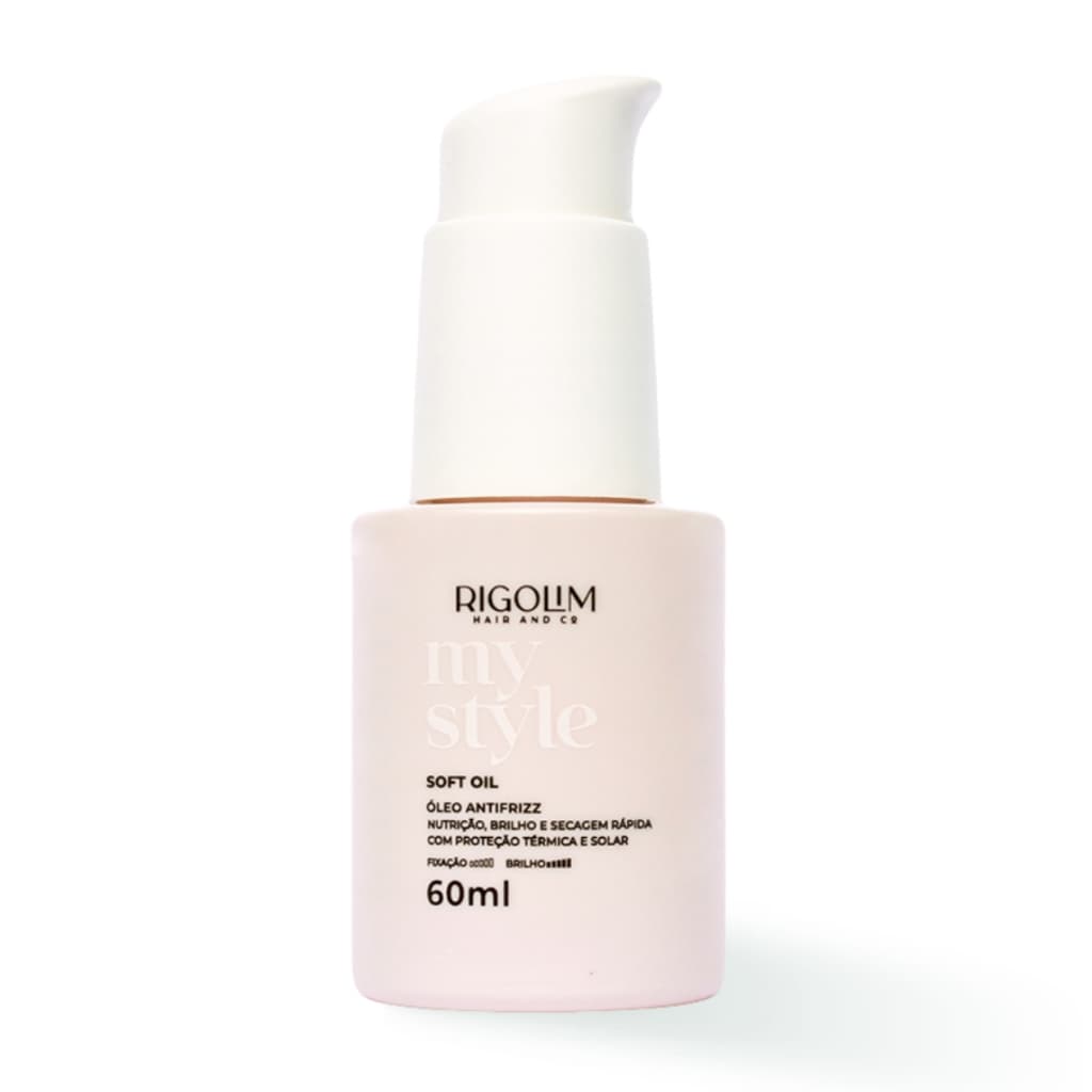 Oleo Capilar Antifrizz Soft Oil Clean Oil Rigolim 60ml Desembaraça Ideal para Penteados e Uso Diário