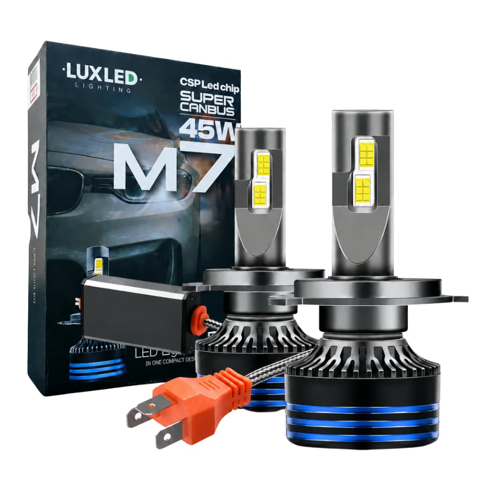 Par Lampada Ultra Led Nano H4 45w 45000lm 6500k 12v Super Canbus H1 H3 H7 H11 H13 H16 HB3 HB4