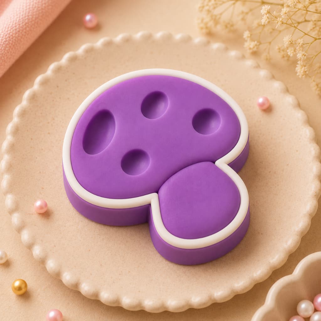 Ejetor Modelador  Cogumelo Com Profundidade Para brigadeiros e docinhos Massas Confeitaria
