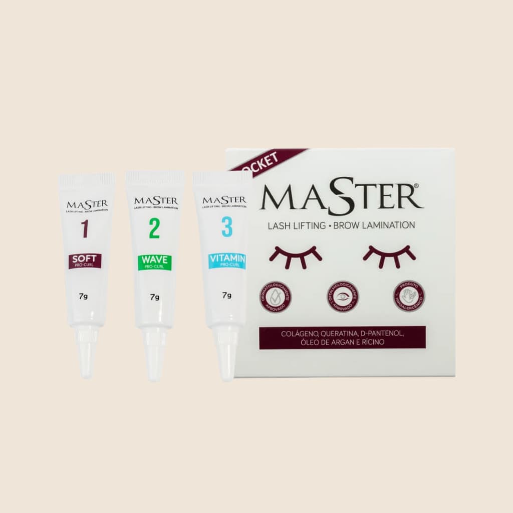Kit Master Pocket Lash Lifting De Cílios E Brow Lamination 7g - Aprovado Anvisa