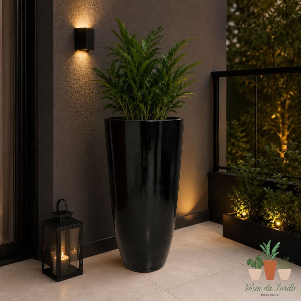 Vaso para Planta Cone Bojo Liso 4 Tamanho Grande