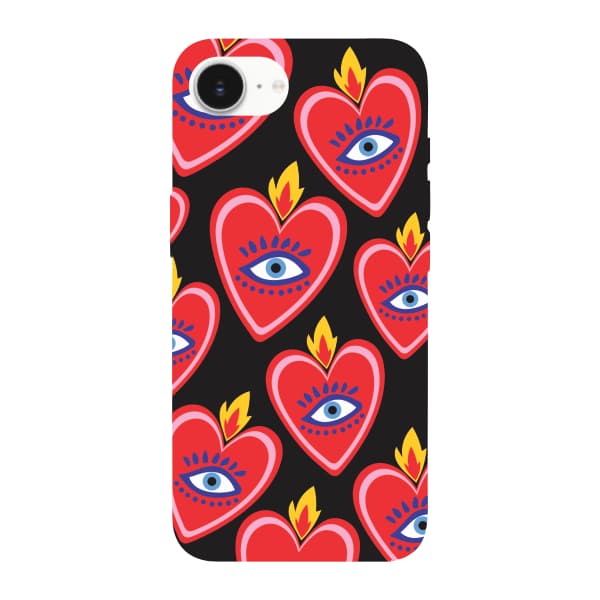 Capinha para iPhone 16e Anti Impacto Fashion - SACRED HEART PATTERN