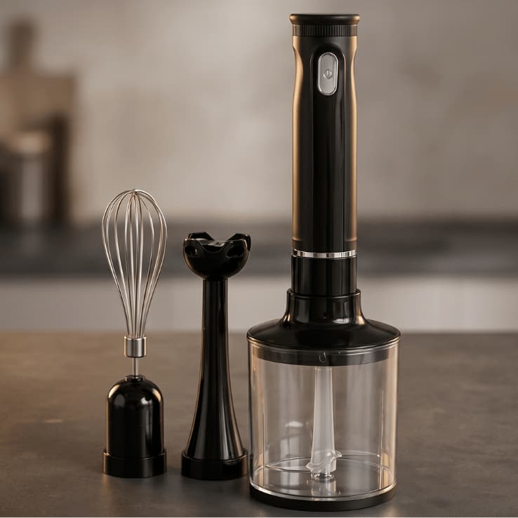 Kit Mixer Processador Batedor Alimentos Multifuncional 3 Em 1 Pratico Sortido