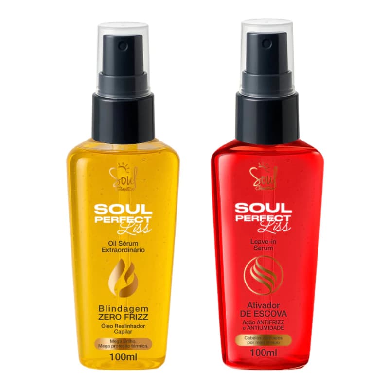 Óleo Sérum Perfect Liss 100ml Ativador de Escova Blindagem Anti Frizz e Proteção Térmica