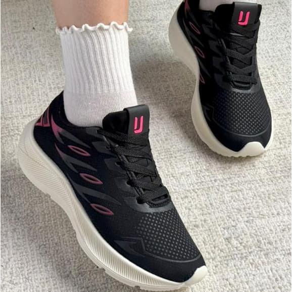 Tênis Feminino Esportivo Moderno Masculino Leve  Confortável Resistente Acessível Academia