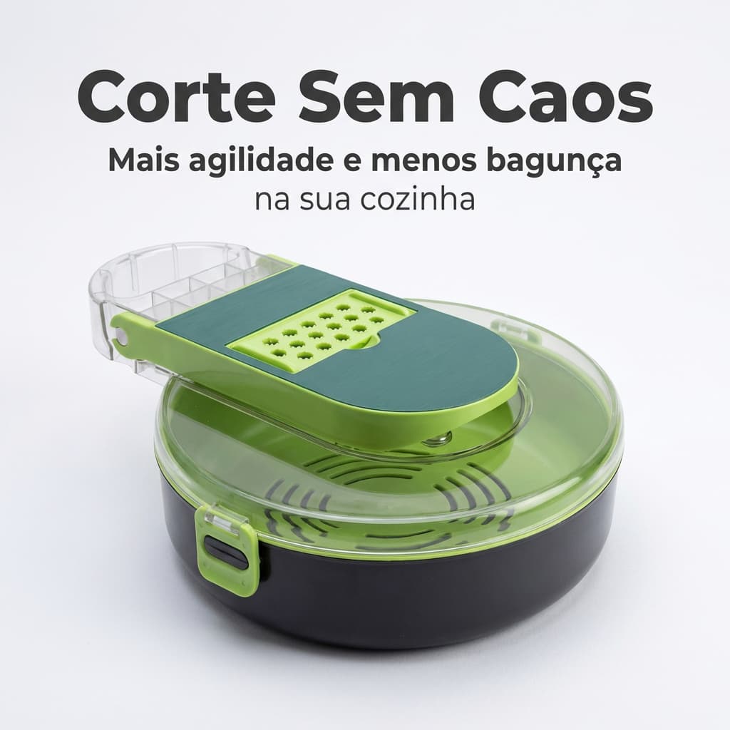 Ralador Fatiador Vegetais Conjunto Completo 15 Pecas