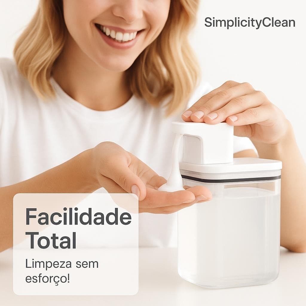 Dispenser Sabão Líquido Transparente 1,5L Silicone Antivazamento Dispenser Sabao Liquido Transparente 15 Litros Silicone