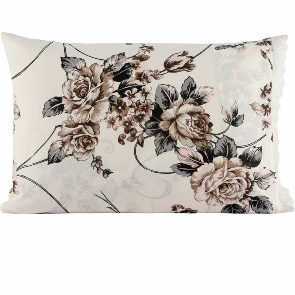 Kit Com 2 Fronhas Estampadas Tecido C/ 60% De Algodão