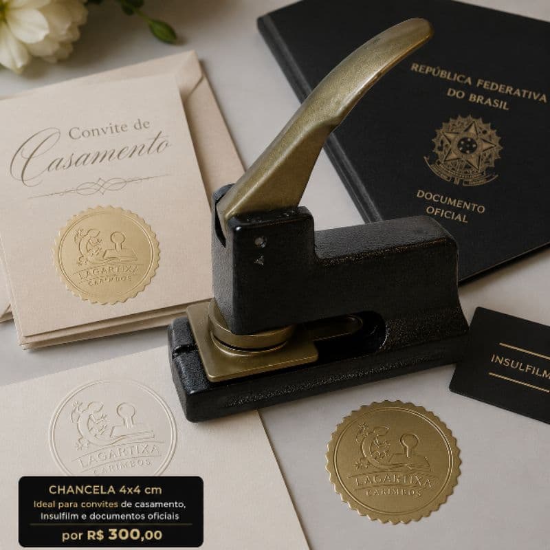 chancela para marcar documentos,( cartas, envelope, adesivos)