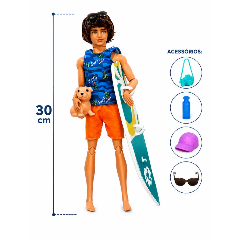 Boneco Articulado Completo Para Brincar - Sortidos