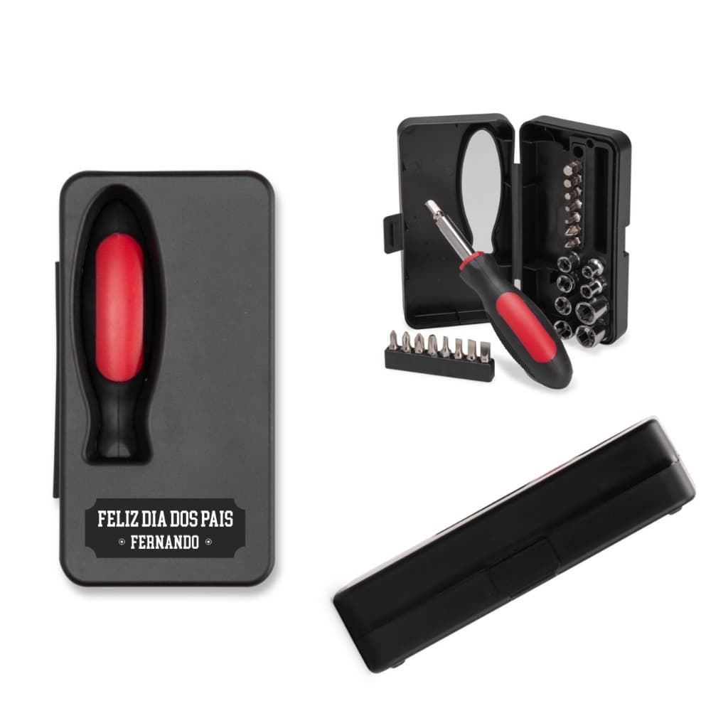 Kit Ferramentas 25 Peças Personalizado Dia dos Pais