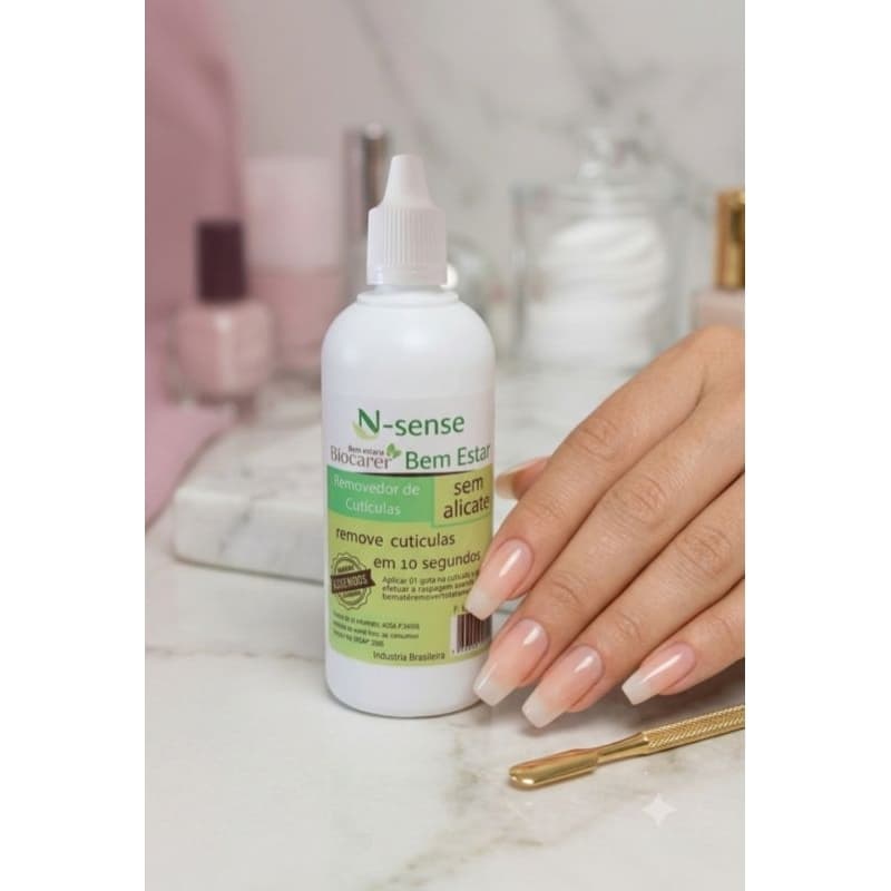 Removedor De Cutículas  Sem Alicate 120ml Cutilagem Reversa Sem Alicate Profissional