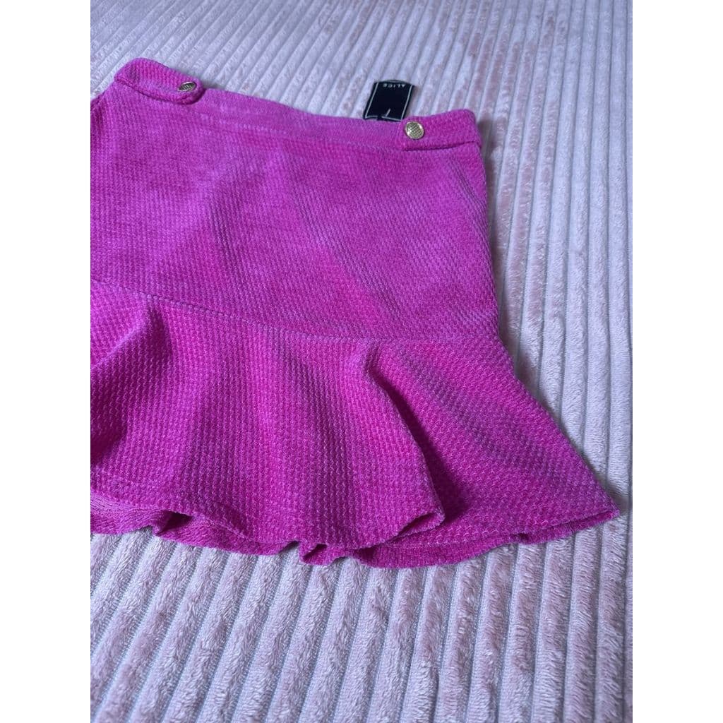 saia alice rosa plissada g moda inverno 2026, saia rosa moda blogueirinha estilosa