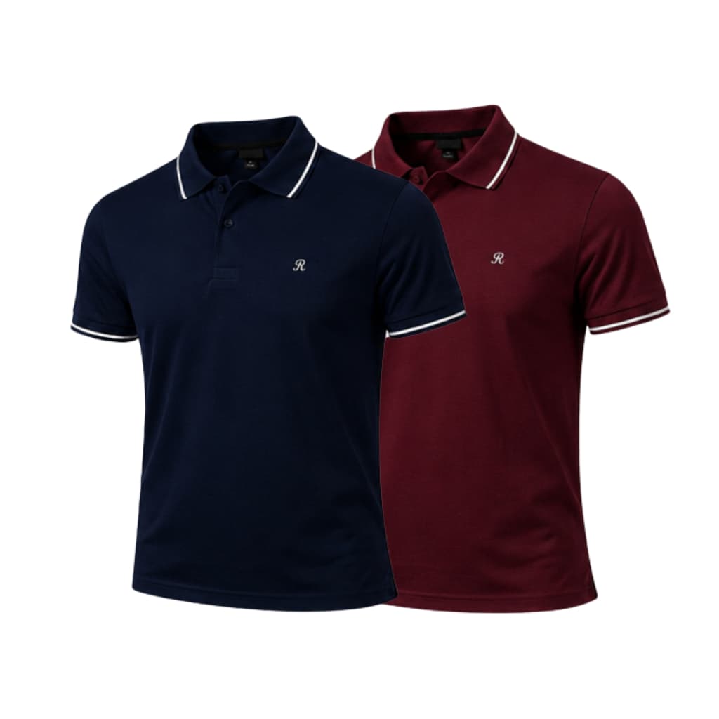 Kit 2 Camisa Gola Polo 100% Algodão Macia e Confortável.