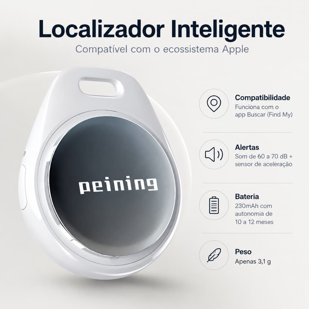 Tag De Localização Mini Rastreador Anti-perda Itag Compatível Iphone