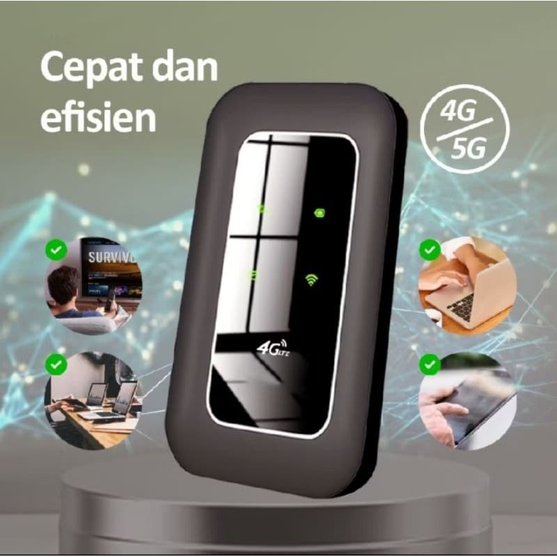 Roteador WiFi Móvel 4G LTE-150Mbps , Bateria 2100mAh , slot Para Cartão SIM , Adequado Viagens , Carros E camping
