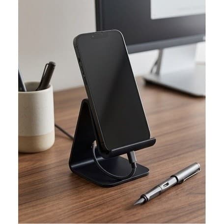 Suporte de Mesa para Celular Minimalista Vertical – iPhone Samsung Motorola – Impressão 3D