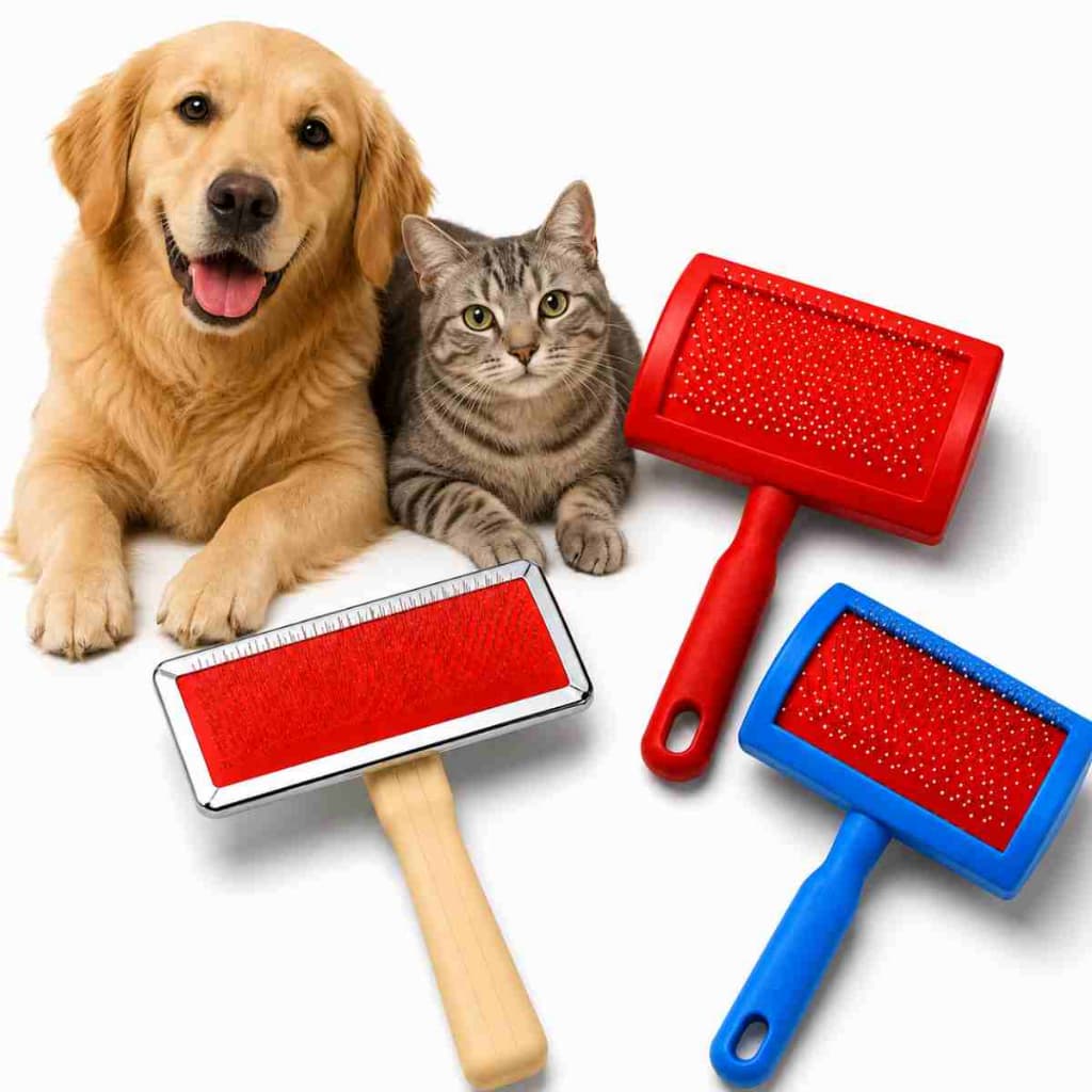 Rasqueadeira Pet Cachorro Gato Removedor de Pelos Escova Massageadora