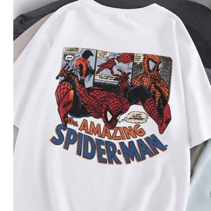 Camiseta Spider-Man Estilo Retrô -Quadrinhos Clássicos