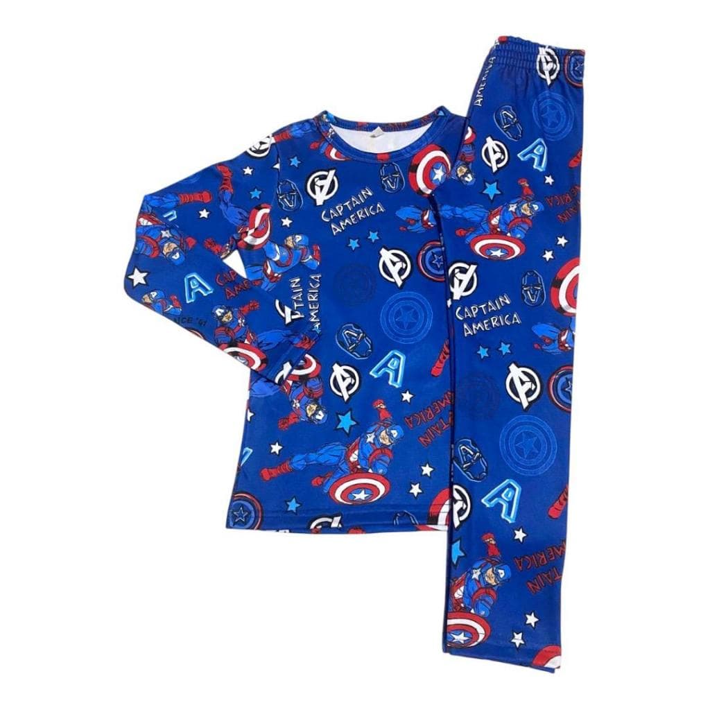 Conjunto Térmico Infantil Unissex Blusa Manga Longa + Calça