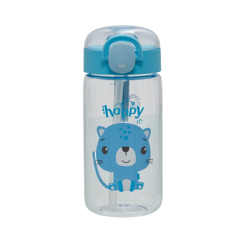 Garrafa Infantil Fisher Price 460ml Com Canudo de Silicone BPA Free