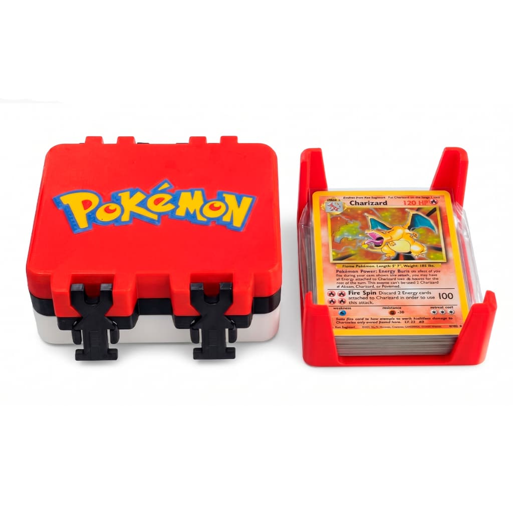 Deck Box Porta Cartas Pokémon Pokébola Estojo Case Cards toploader
