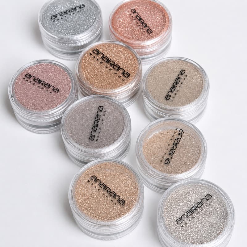 Pigmentos e Glitters Anairana