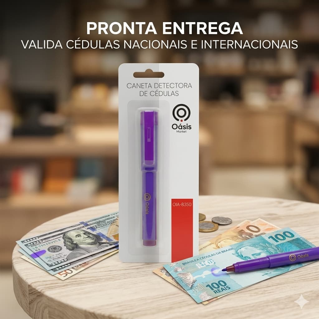 Caneta Detectora de Cédulas