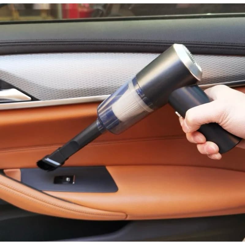 Mini Aspirador De Pó Portátil Sem Fio Carro Casa Potente Recarregável USB