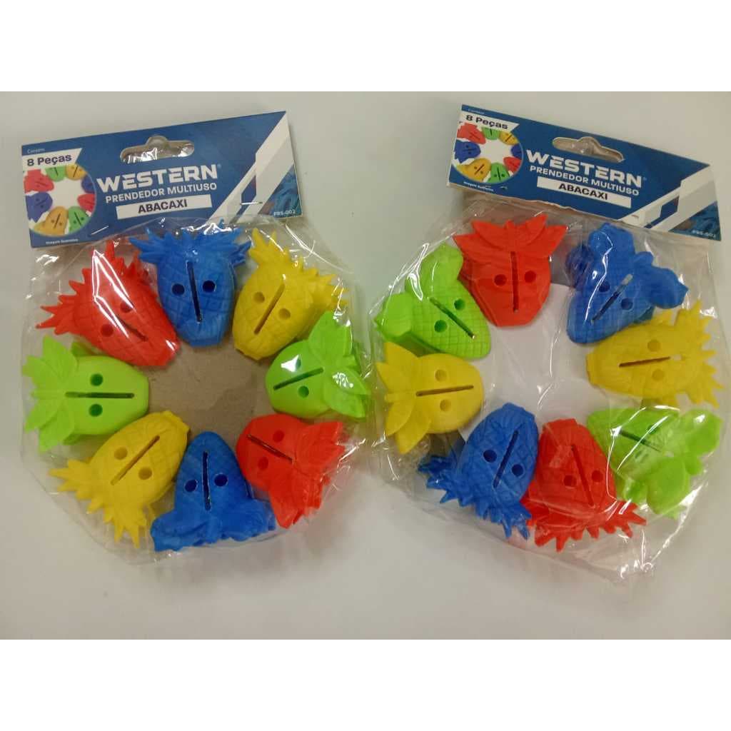 Prendedores Multiuso Coloridos | Fecho para Roupas e Embalagens de Alimentos | Resistente | Reutilizável