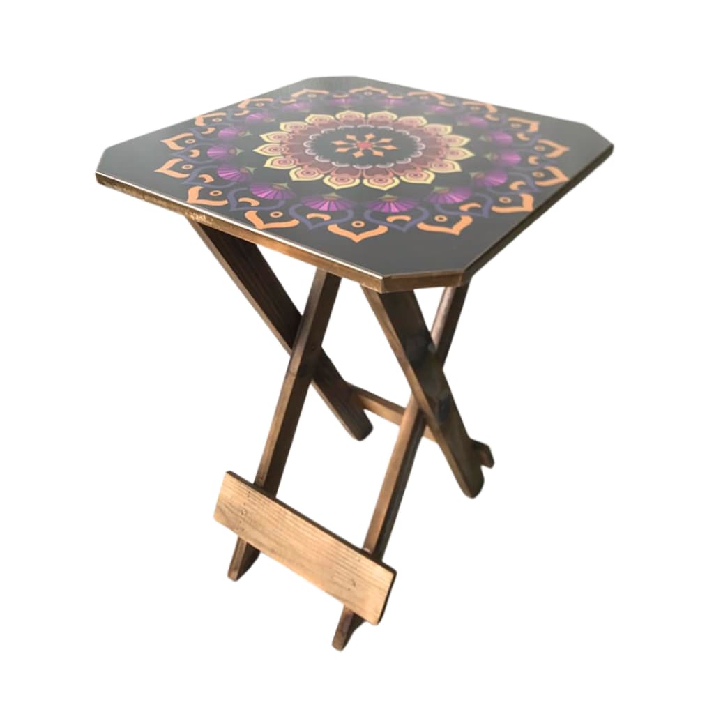Mesa De Madeira Bistrô Dobravel Retrátil  Varanda Media Rustica Rancho Bar