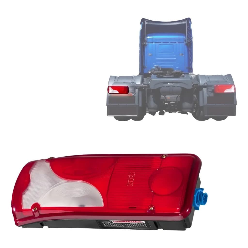 Lanterna Traseira Scania 124 S4 S5 Botinha Com Soquete Lado Esquerdo