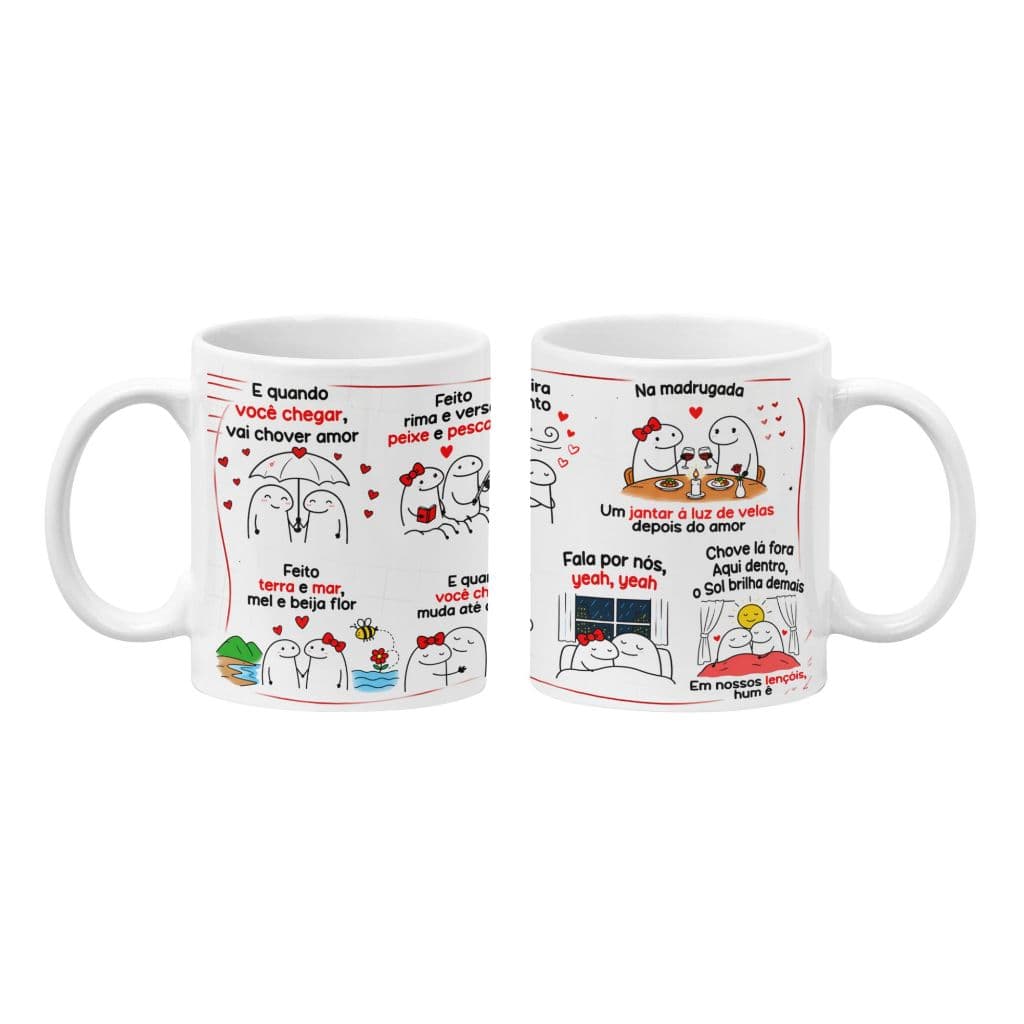 Caneca Personalizada Flork "Quando Você Chegar" | Presente Criativo e Divertido 325ml