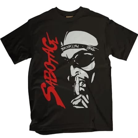 Camiseta Sabotage Classica Rap Nacional underground brasileiro do gueto, facção central, Hip-Hop