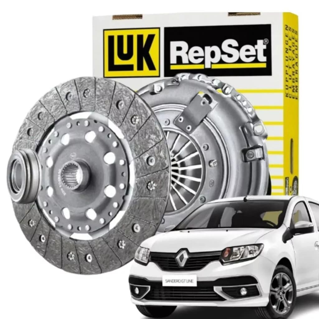Kit Embreagem Versa Sandero Logan March 1.0 3cc Original Luk sem atuador - 302058177R