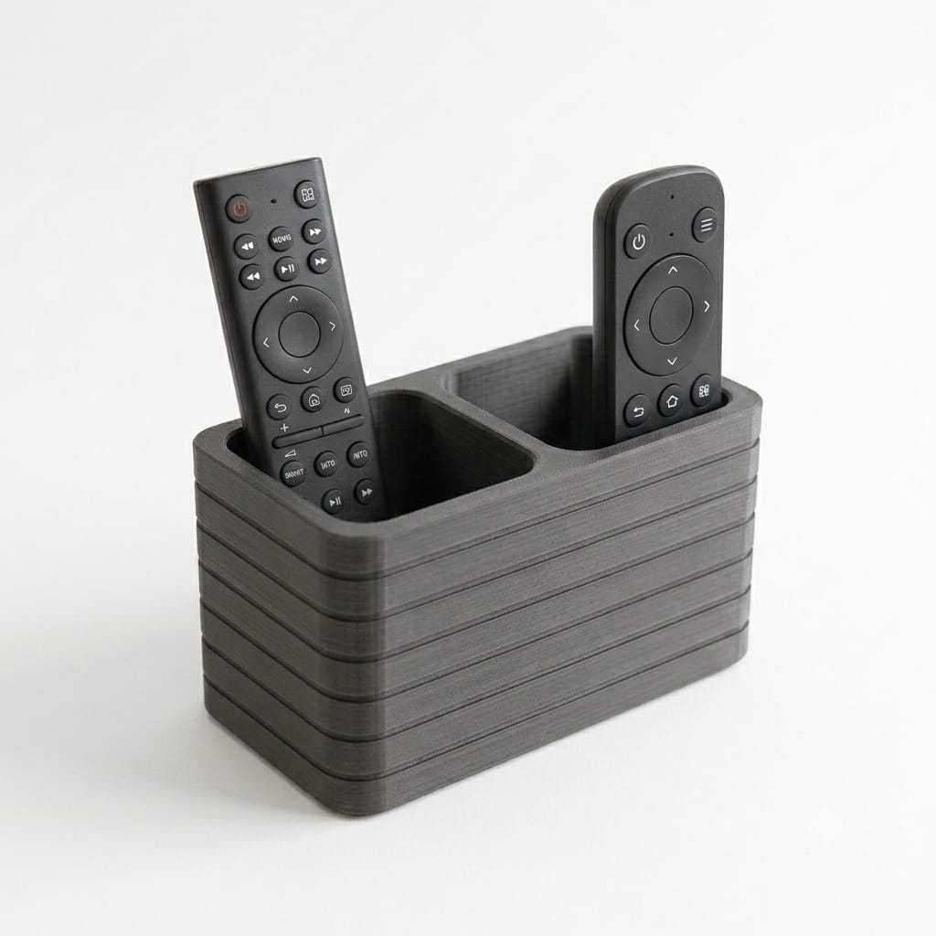 Porta Controle 2 Lugares Divisórias Elegante Televisão Tv