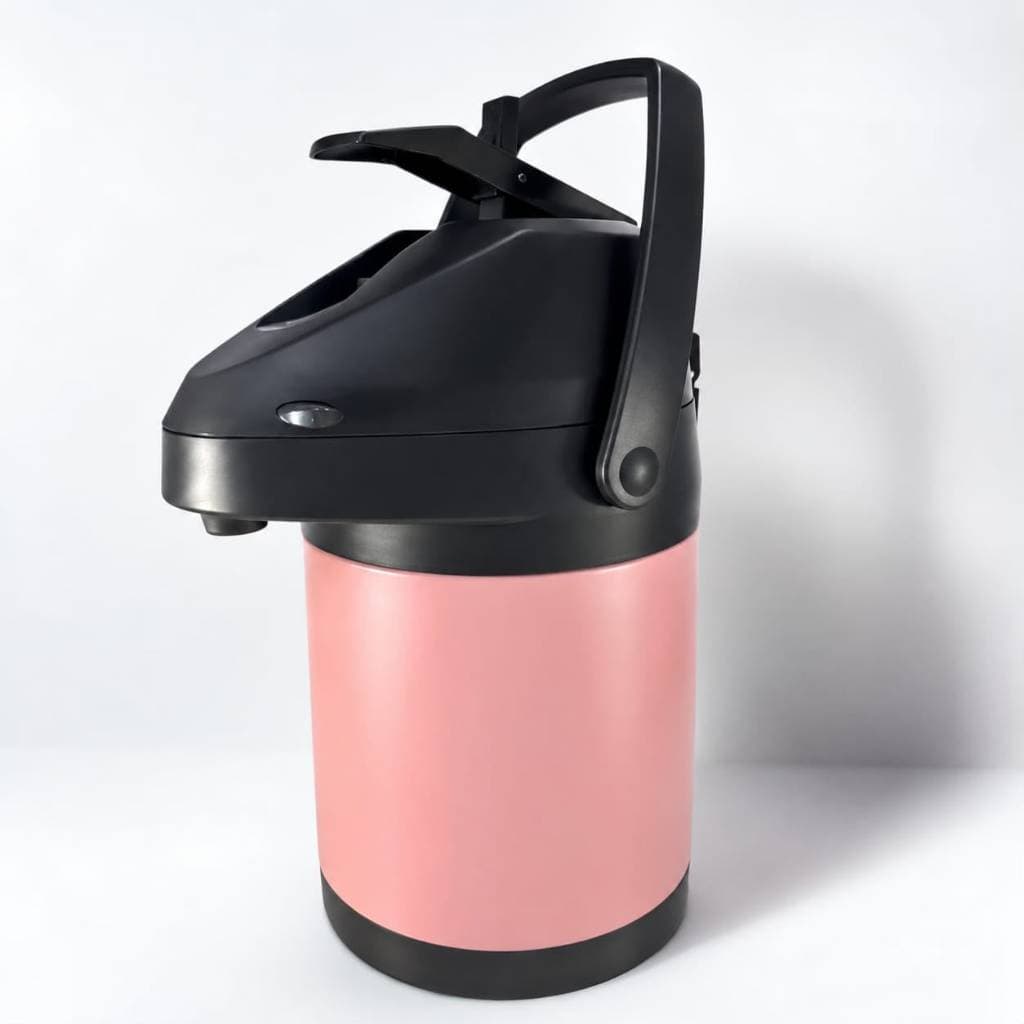Garrafa Térmica 2,5L Quente e Frio Aço Inox Rosa Pink Conserva Líquidos por 48h Inquebrável e Higiênica
