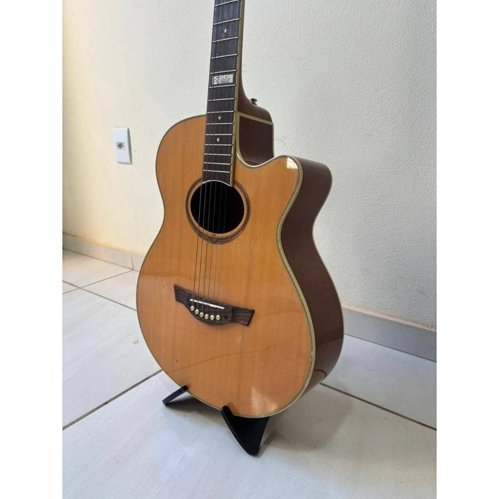 Suporte para Violão de Chão  Guitarra Resistente Compacto Moderno