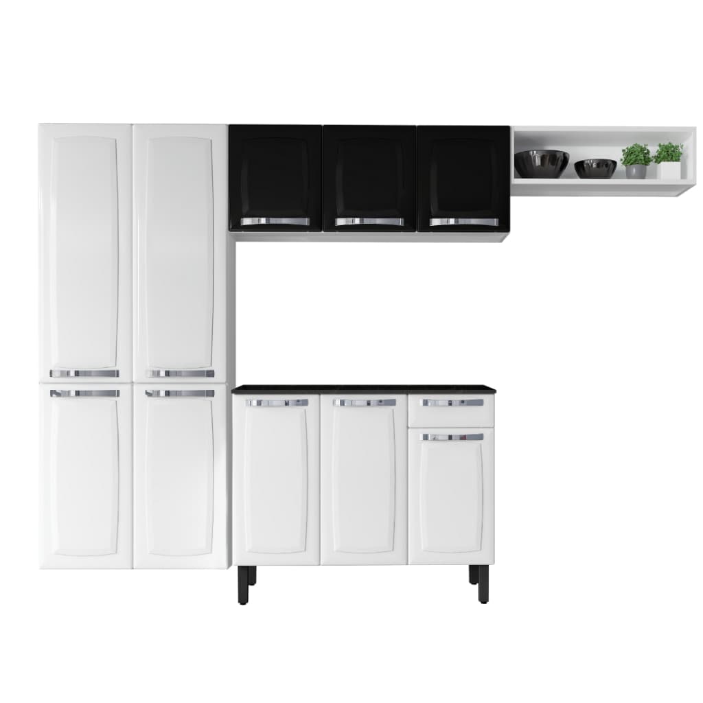 Armário Itatiaia aéreo 3 portas para cozinha moderna