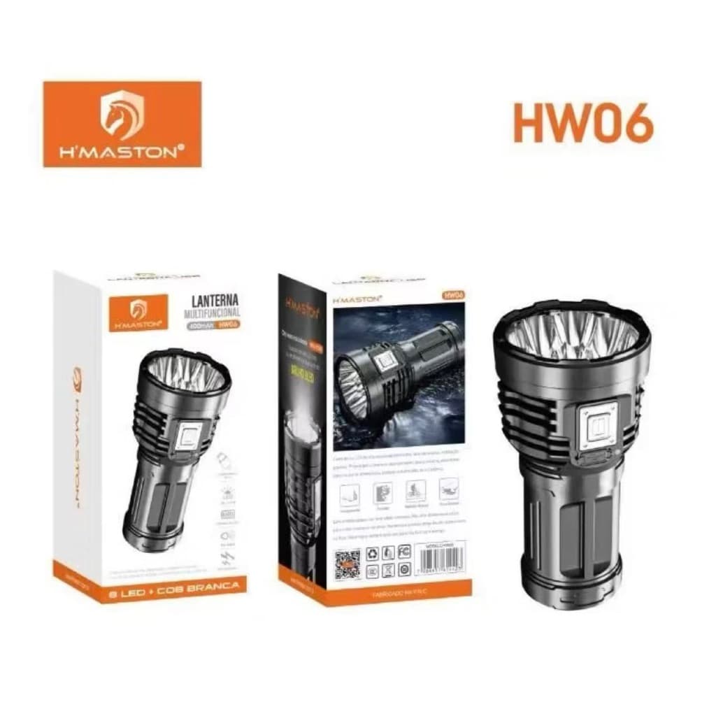 H'Maston HW06 LANTERNA MULTIFUNCIONL 400mAH LED 0Sl+COB