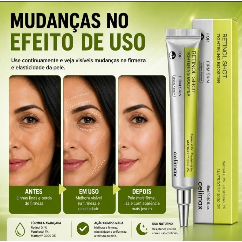 Celimax Retinal Shot  15ml Original Pronta Entrega | Sérum Facial Coreano Anti-idade